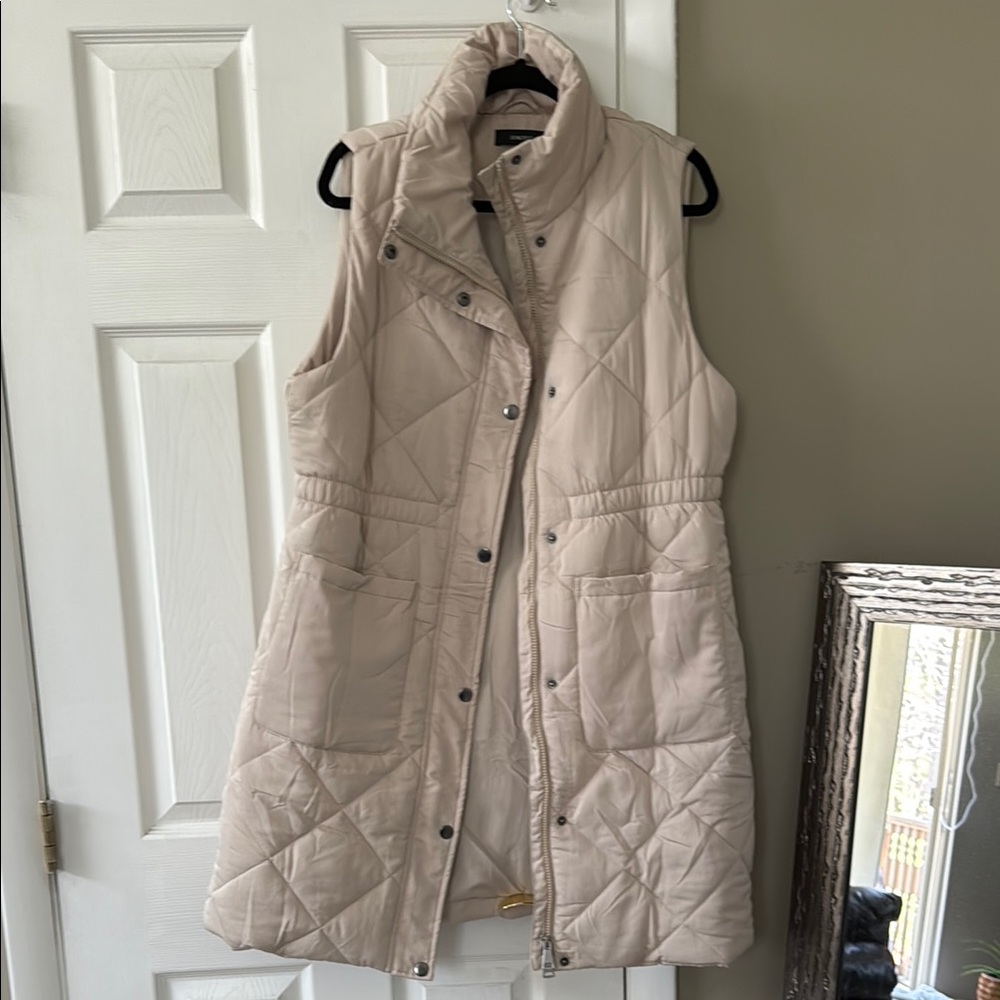 Dokotoo Women's Casual Winter Long Puffer Vest with Pockets